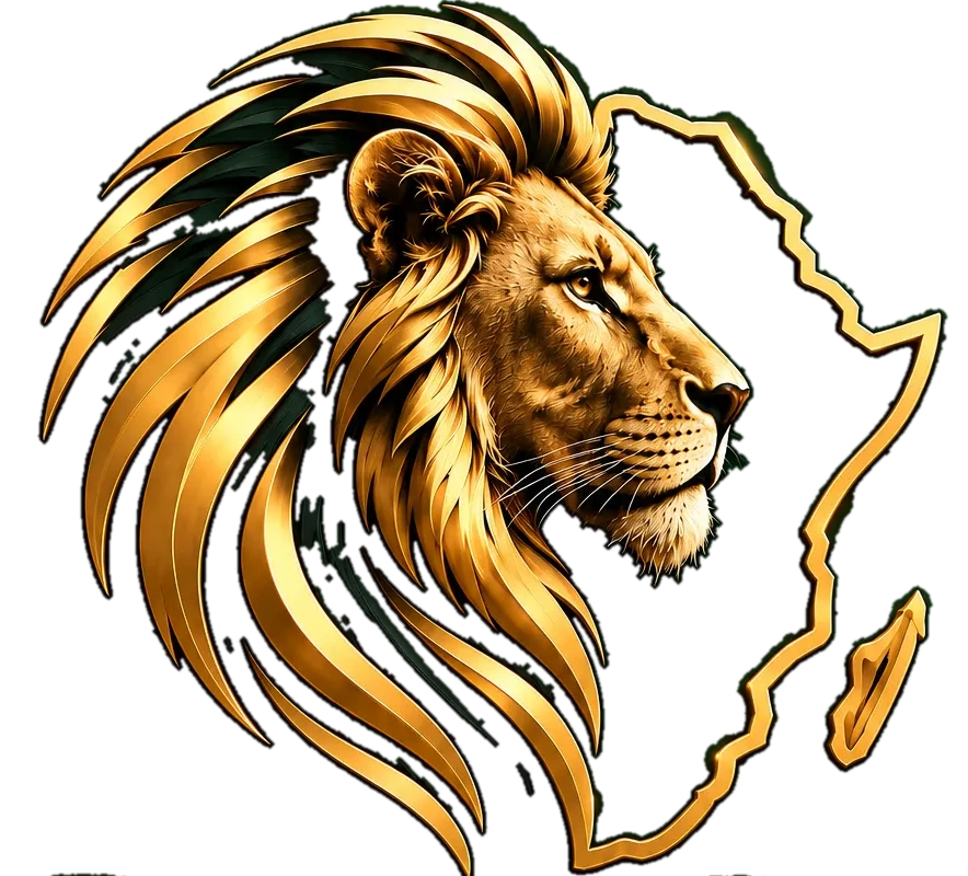 CHIKARA lion and Africa mark